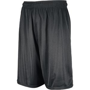 Russell Athletic Men's 9 Inch Mesh Short (Black, L)