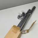 ALLZONE Tension Curtain Rod for Window, 2 Pack 83-123 Inches, Heavy Duty Curtain Rods No Drilling, Non-Slip Bathroom Shower Tension Rod, Renter Friendly, Adjustable, Spring Loaded, Extra Long, Black