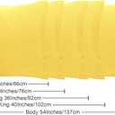 NTBAY Queen Pillowcase Set - 4 Pack Brushed Microfiber 20x30 Pillowcases - Soft, Wrinkle-Free, Fade-Resistant, Stain-Resistant, Yellow Pillowcases with Envelope Closure - 20x30 Inches, Yellow
