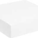 uxcell Square Foam Cake Dummy Set, 8"x 8"x 2" Fake Cake Model Photo Prop Ornament for Wedding Supplies Birthday Cake Decoration, White