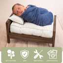 M&G House Newborn Photography Props Small Mattress Pillow Photography Accessories Baby Photoshoot Props Bed Mattress Bed Mat(White)