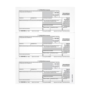 1099 Nec Copy B 2025 - Income - Recipient, Pack for 150 Recipients 50 Sheet, 2025 Copy B