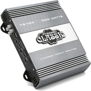 Pyramid PB715X 1000 Watts 2 Channel Bridgeable Car Amplifier