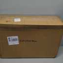 Stainless Steel Litter Box, Extra Large Litter Boxes for Big Cats, XL Metal Cat Litter Box with Lid, Anti-Urine Leakage, Non-Sticky, Include Cat Mat and Litter Scoop (Gray)