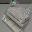 Velvet Jewelry Organizer for Drawer, Stackable Jewelry Drawer Inserts in Dresser, 8in Beige Storage Display Case for Rings Stud Necklaces Accessories, Set of 4