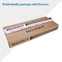 homdiy 5 Pair Soft Close Drawer Slides, 20 Inch 10 Pieces Heavy Duty Side Mount Ball Bearing, 3-Section Full Extension, 100LB Capacity (Silver) for Cabinets