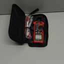 KAIWEETS Digital Clamp Meter Multimeter with D-Shaped Jaw for AC/DC Current & Voltage, Auto-ranging 4000 Counts Voltage Tester with Flashlight Backlight, Measuring Temperature Continuity Diode NCV