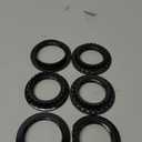 6pcs Light Socket Shade Rings, 1-3/8 Inches Thread Diameter Lamp Shade Retaining Ring Plastic Lamp Shade Screw Collar Rings Threaded Lamp Shade Ring for E26 Sockets Rings for Light Fixtures