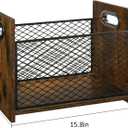 YINMIT Magazine Holder, Magazine Rack for Desktop and Home Office, Farmhouse File Storage Basket for Letters, Magazines, Books, Newspapers (Large)