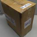 Coeusy 3 Gallon Wicker Garbage Can, Small Bathroom Garbage Can with Lid, Natural Water Hyacinth Wicker Waste Basket for Bedroom, Toilet, Narrow Garbage Can with Removable Liner