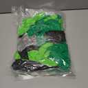 3 x Lime Green Black Silver Balloon Garland Arch Kit - Green Black Balloons Saint Patrick's Day Balloons for Birthday Baby Shower Graduation Soccer Video Game Jungle Safari Party Decorations