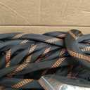 Flexible Garden Hose 100 FT, Ultra Lightweight Water Hoses w/10 Function Sprayer and 3/4" Brass Fittings, Kink-Free, Sturdy, Abrasion Resistant for Yard, Lawn, Outdoor and Gardening(Black Orange)