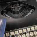 Maplefield Vintage Manual Typewriter - Quiet Mechanical Typing & Office Supplies - Decorative Desk Accessories & Vintage Decor - Author Gift & Writing Inspiration - Black