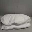 Extra Deep Queen Fitted Sheet - Hotel Luxury Single Fitted Sheet Only - Easily Fits 18 inch to 24 inch Mattress - Ultra Soft, Wrinkle Free w/Extra Deep Pockets - Easy-Care, Breathable & Comfy - White