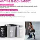 Resistance Bands, Fabric Workout Bands for Women & Men, Cloth Booty Resistance Loop Bands, Thick Squat Bands for Butt/Legs/Thigh/Hip/Glute Excersing