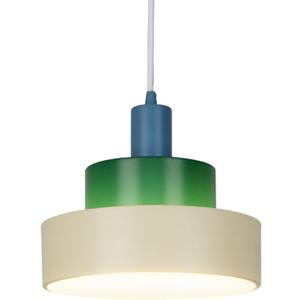 Lampe House Unique 3-Ring Pyramid Pendant Light Fixtures - LED Technology, Metal Acrylic Shade, Adjustable Height - Versatile Hanging Lights for Bedrooms, Kids Rooms, Living Rooms & Dining Areas (Seaside)