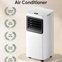 16000 BTU Portable Air Conditioners, 5 in 1 Smart AC Unit for Large Rooms Up to 750 Sq.Ft, WiFi App & Remote Control, Fast Cooling, Dehumidifier, Fan, Sleep Mode, 24H Timer with Window Kit