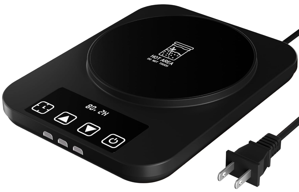 Sourdough Starter Warmer, Sourdough Heating Mat for Kitchen(70-100°F), Auto Warming On/Off, 1-12Hour Timer, Precise Temperature Control, for Home Baking