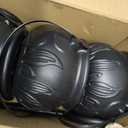 Halloween Cauldrons Serving Bowl Decor,Set of 3 Hanging Black Plastic Cauldron Bowls on Rack,Candy Punch Bowl Halloween Witches Cauldron for Home Kitchen Hocus Pocus Party Decorations Indoor