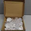 5 Pack Christmas Window Lights, Warm White X-Mas Tree, Reindeer, Bell, Snow, Star Lights, Battery Operated Christmas Window Decorations with Suction Cup and Timer Function for Window Glass Decor