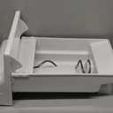 241860803 Refrigerator Ice Bucket Assembly Compatible with Frigidaire, Electrolux, Gibson, Kelvinator, Westinghouse, Crosley, Kenmore, Tappan Frigidaire Replace# AP4300918, 1376941, 218842802