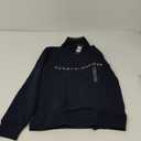 TOMMY HILFIGER Half-Zip Embroidered Logo Sweatshirt Dark Blue XS