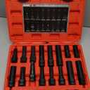16-Piece Locking Lug Master Key Set, SAE and Metric Wheel Lock Removal Kit for Removing Lock Lug Nuts on Aftermarket Wheels