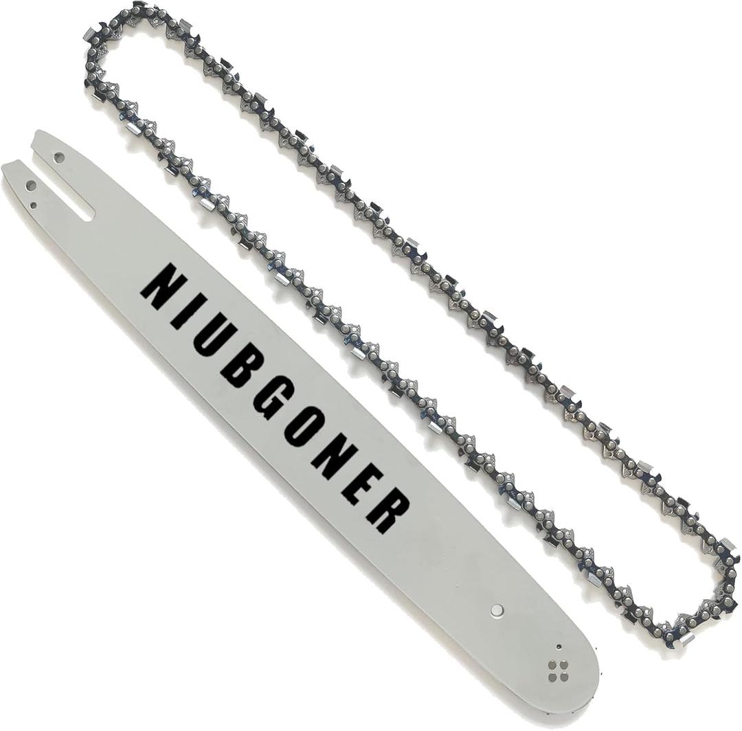 18 inch Chainsaw Guide Bar and Chain,Replacement Chainsaw Guide Bar for Stihl MS230, MS 230C, MS241 C-M, MS250, MS250C, MS250 C-BE, MS251, MS251C 325" Pitch, 050" Gauge, 68 Drive Links