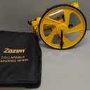 Zozen Professional Measure Wheel, with Brake & Handle Reset - Advanced Collapsible/Mechanical, Distance Measuring Wheel in Feet [Up To 10,000Ft], with Cloth Carrying Bag
