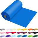 54 Inch X 300 Feet Plastic Table Cover Roll Premium Disposable Plastic Tablecloth for All Type/Shape Tables | Picnic, Party, Banquet, Birthdays, Weddings (Blue, 54 Inch X 300 Feet)