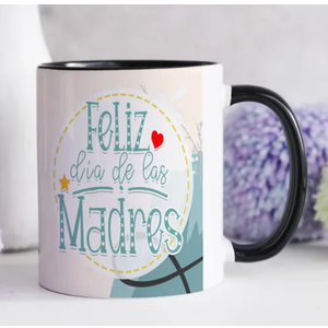 POEKLSYNM Gift for Mom, Fun Pattern Coffee Cup - Mother's Day, Christmas, Mother's Birthday Gift - Creative Mug Gift Set -11 oz White Ceramic Cup