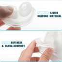 Nasal Pillow Cushion for AirFit P10 Medium - 2 Packs Optimized Comfort & Secure Seal Mask Cushions Compatible with Original Airfit P10 Frame, Replacement CPAP Supplies(M)