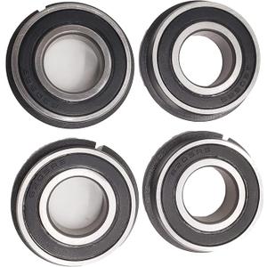 4PCS Front Wheel Bearing Kit AM102888 Compatible with JD Gator Turf E-Gator TE TH TS Military 6x4, 4x2, TS, Trail