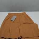 FUNYYZO Women's High Waist Wide Leg Pants Business Work Office Casual Long Pants Belted Trousers Size S