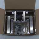 Kwikset Halifax Interior Passage Door Handle, Lever For Closet and Hallway Doors, Reversible Non-Locking Handle Lever, Satin Nickel, with Microban Protection (Square)