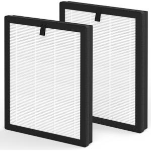 2 Pack HQKJ-180 Replacement Filter Compatible With Tailulu HQKJ-180 Purifier for Large Room Filter Smoke Pet Dander
