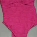 Pink Queen Womens One Piece Swimsuits High Waisted Tummy Control Bathing Suit Textured Swimwear
 size XL