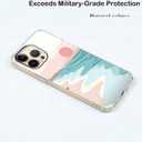 Case for iPhone 14 Pro Max with Minimalistic Design,Aesthetic Boho Summer Beach Sunset Pattern for Men Women,Clear Slim Soft TPU Bumper Case,6.7(Beach,14pm)