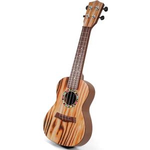 Raimy Kids Guitar Ukulele - 21in Ukulele Guitar Toys for Kids Ages 3 4 5 6 7+ Year Old Boys Girls Simulated Sound Quality Music Instruments Learning Education (Yellow)