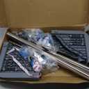 SPACECARE Mini Fridge Stand Mobile Roller, Adjustable Furniture Dolly with 4 Locking Wheels, Heavy Duty Washing Machine Base, Universal Appliance Pedestal for Dryer and Refrigerator- Grey (Gray)