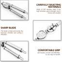 Chestnut Cutter, 304 Stainless Steel Chestnut Peeler Tool, Portable Multifunctional Metal Nut Cracker Nutcracker, Walnut and Chestnut Opener for Chestnuts, Pecans, Walnuts and Nuts