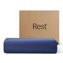 REST® Evercool®+ Flat Sheet Full/Queen Size, Breathable Luxury Bedding for Hot Sleeper and Night Sweats, Bed Sheet with Woven Ionic+ Self Cleaning Silver Yarn for Sensitive Skin, Midnight Blue