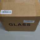 Clear Glass Shade,Replacement Globe & Cover for Lighting Fixture, 8" Diameter, Replacement with 1.65 Inch Fitter for Wall Lamps Chandeliers or Ceiling Light (1, 8Inch - Clear Glass), 8 inches x 6.3 inches