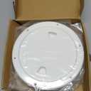 2 Pcs Boat Hatch 4" 6" 8" Round Non-Slip Inspection Hatch,Deck Plates for Boats,Detachable Cover, Suitable for Ships, RV, Outdoor Facilities,ABS Plastic,Attached Screw