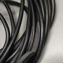 15 ft Outdoor Extension Cord Waterproof - 12 Gauge Heavy Duty Extension Cord - Lighted Outdoor Extension Cords - Watts Wire - 15' Grounded - extensiones electricas (Black)