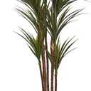 Nearly Natural 70in. Giant Yucca Artificial Tree in White Planter UV Resistant