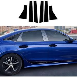 Amazon.com: KEALAS 14 PCS Stainless Steel Glossy Black Window Pillar Post Trims for Toyota Rav4 2020 2021 2022 2023 2024,Body Exterior Accessories,Window Center Pillar Decorative Decals : Automotive