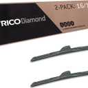 TRICO Diamond 16" + 16" Super Premium Automotive Replacement Windshield Wiper Blades (Set of 2), Passenger and Driver Side All-Weather Beam Wiper Blades for Select Vehicle Models (Item #25-1616)