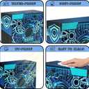 DEDC 2pcs ETB Protector Case Plastic Protectors Display Case Stackable UV Protection Thick Protector PET Plastic Case Compatible with Elite Trainer Box Hobby Display Case