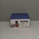 GANIZA Food Processors, Electric Food Chopper with Meat Grinder & Vegetable Chopper - 2 Bowls (8 Cup+8 Cup) with Powerful 450W Copper Motor - Includes 2 Sets of Bi-Level Blades for Fruits/Meat/Nuts (Black)